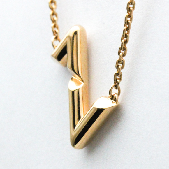 LOUIS VUITTONPolished LV Volt Upside Down Pendant 18K Pink Gold Q93809 BF562316 - Picture 2 of 9